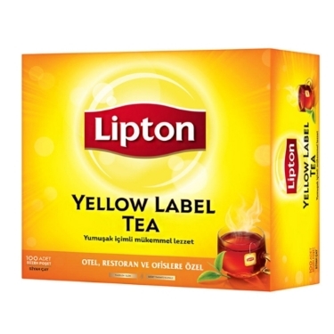 Lipton Yellow Label Bardak Poşet 200GR 100 Lü